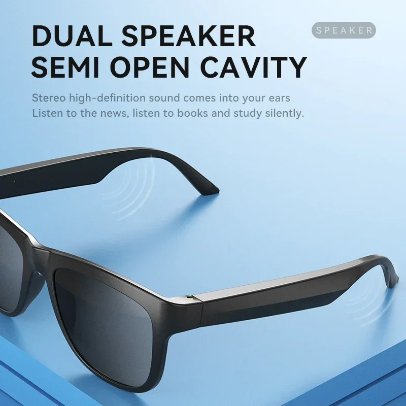 2024 Smart Glasses Bluetooth Glasses Listen To Music And Make Calls Bluetooth 5.0 Sport Outdoor Sunglasses Open Ear Headphones