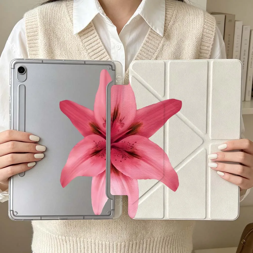 

Pink daffodils Soft For Samsung Galaxy Tab S6 S7 S8 S9 S10 A8 A9 A11 Lite FE Plus 3Y Tablet Case