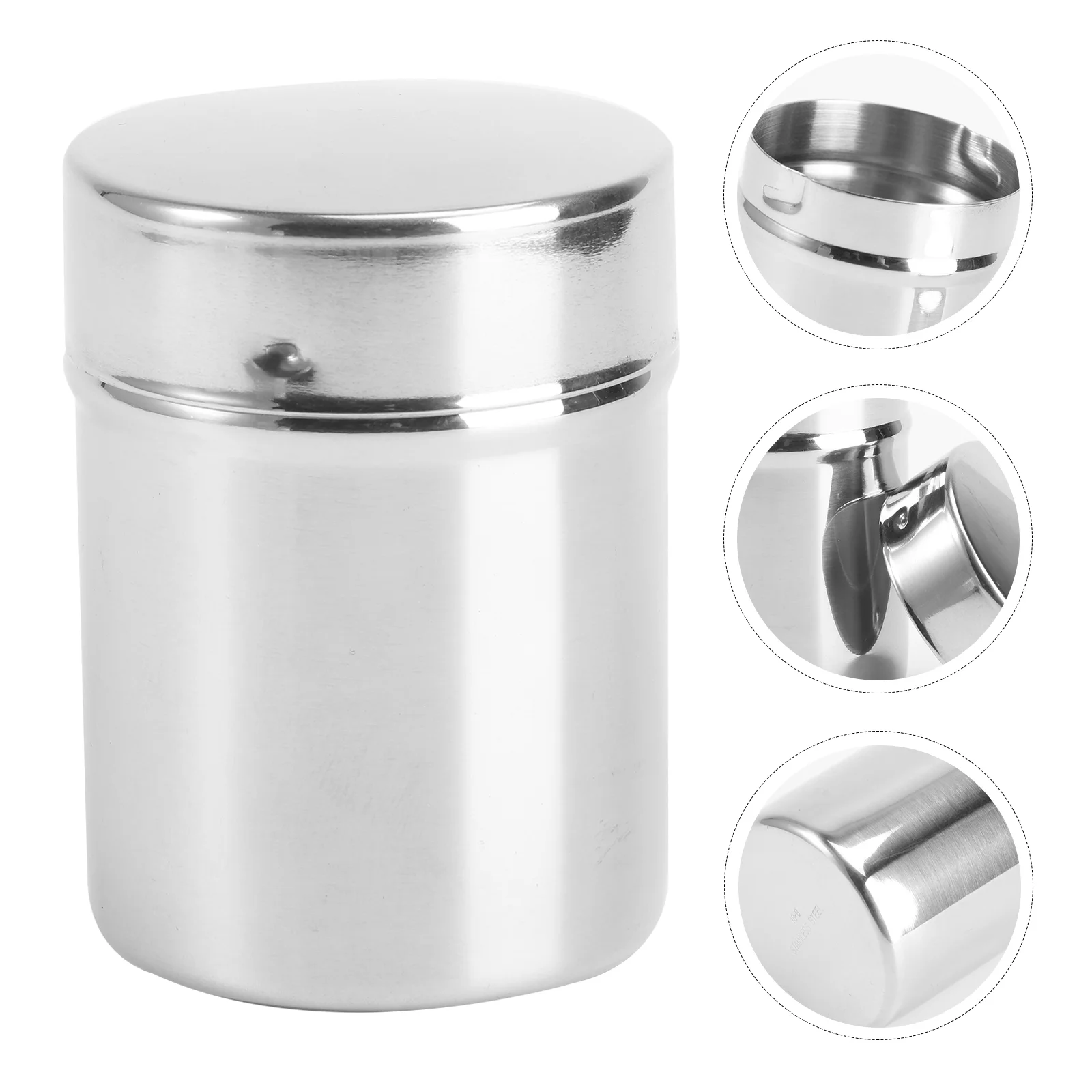 

Stainless Steel Storage Tank Can Containers Cookie Jars Multifunctional Food Seasoning Holder