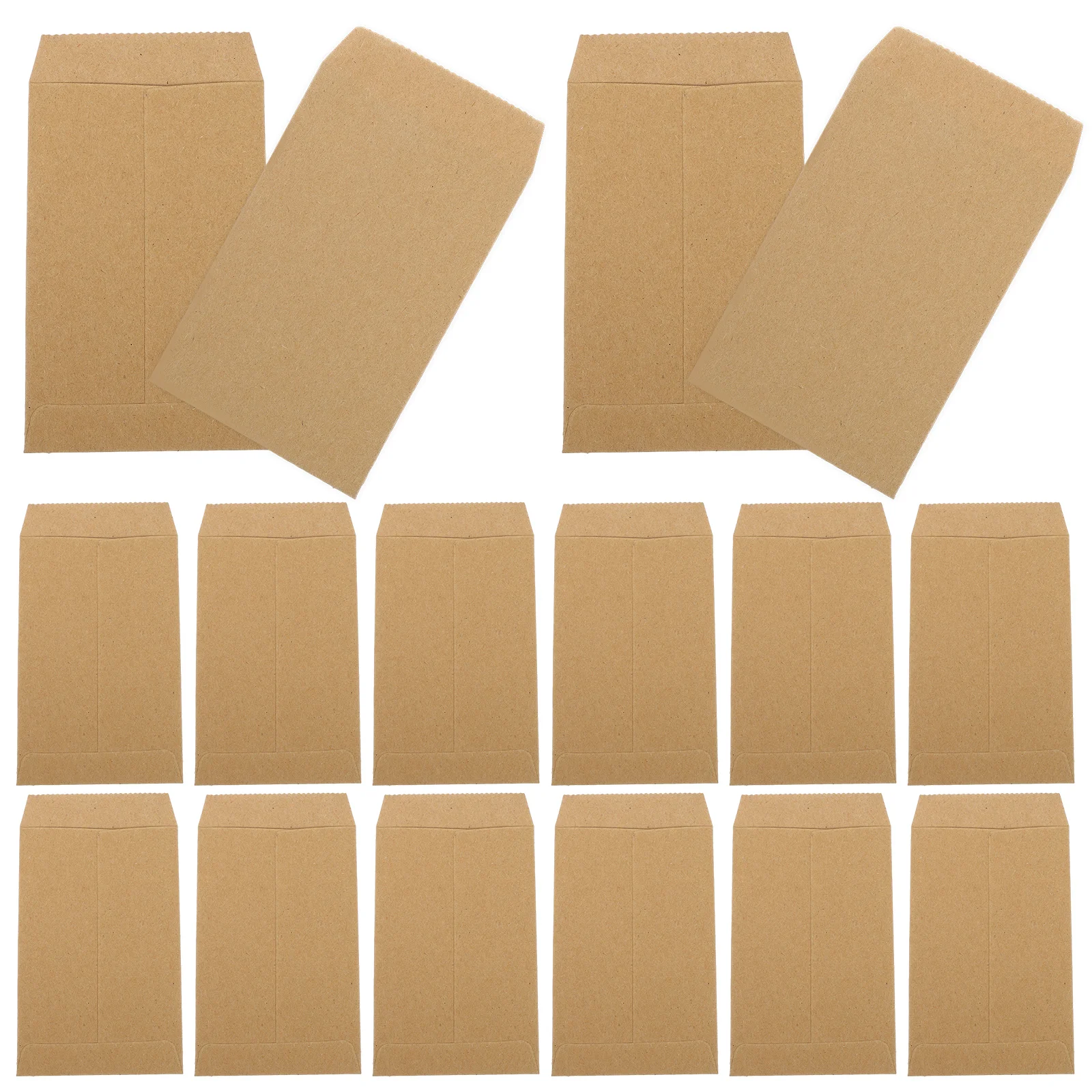 

100 Pcs Seed Bag Small Paper Envelopes Cash for Money Stuffing Color & Expense Tip Office Key