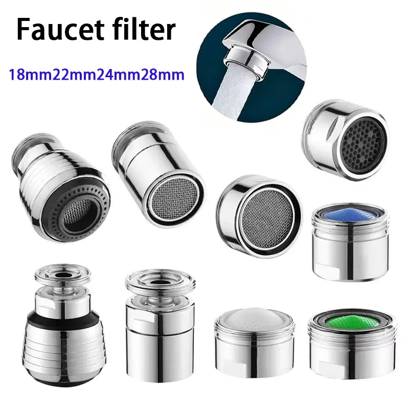 1PCS 18mm/20mm/22mm/24mm bathroom accessories faucet bubbler kitchen faucet filter splash screen nozzle