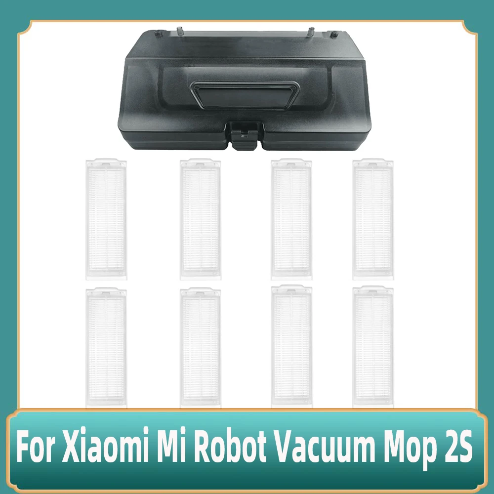 

For Xiaomi Mi Mop 2S / 3C / Viomi V2 V3 / Xiaomi S10 S12 B106GL 2 in 1 Water Tank Dust Box Hepa Filter Parts