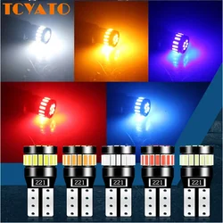 2x W5W T10 21SMD Led Bulbs Canbus Car Interior Light Bulbs Parking Position Lamp Map Dome Reading Lights