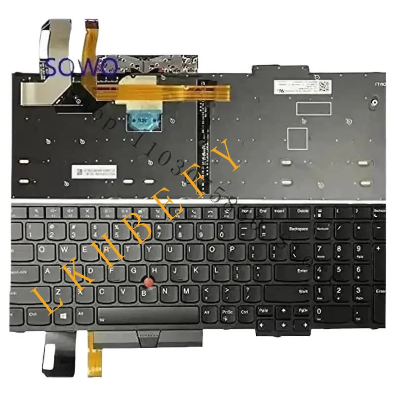 

US Keyboard with Backlit for ThinkPad 1st Gen T15 (T15 Gen 2) P15S (Gen 1/2) 5N20V77927 5N20V78108 5N20V7890 €€