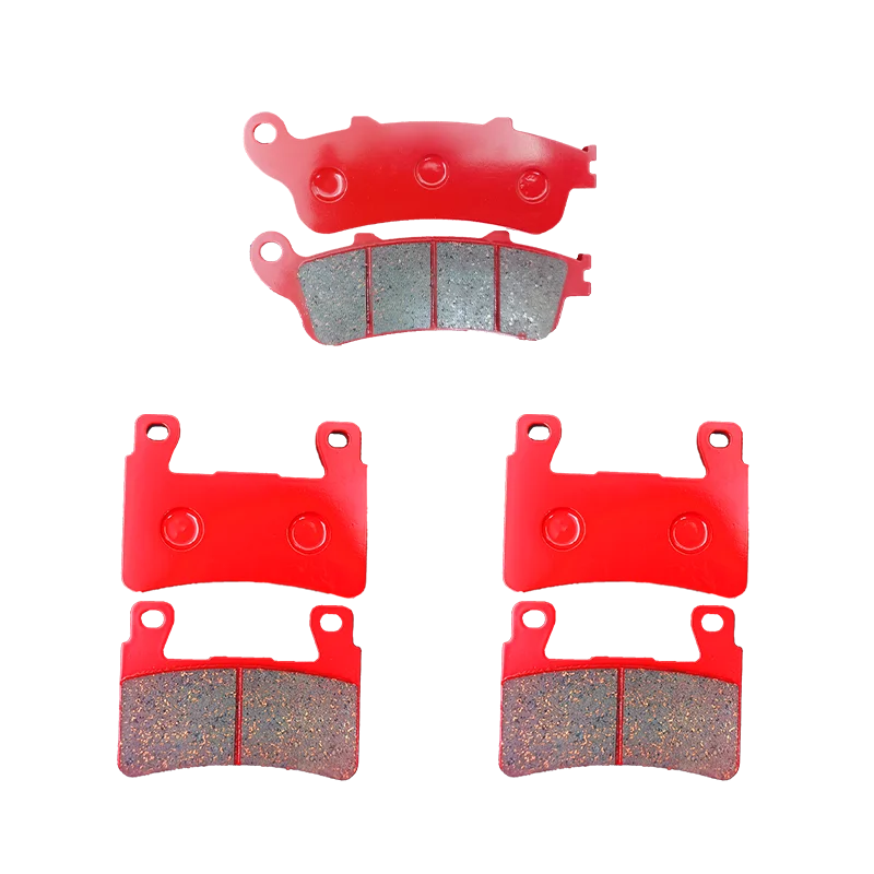 Motorcycle Ceramic Front Rear Brake Pads for Honda F6C Goldwing (4 Piston Caliper) (GLF6CAE) 2014 2015 2016 2017