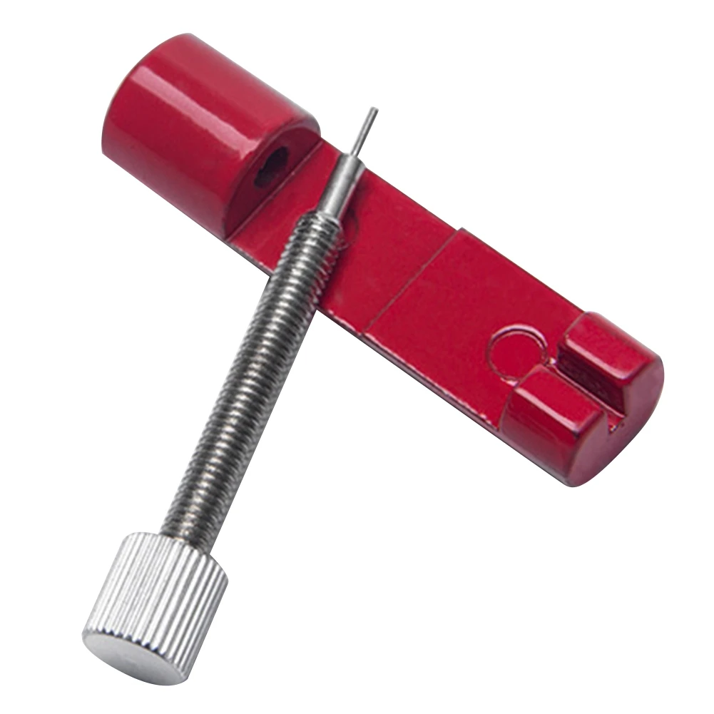 ABQR Metal Watch Strap Remover Watch Strap Remover Watch Adjuster Watch Repair Tool Red