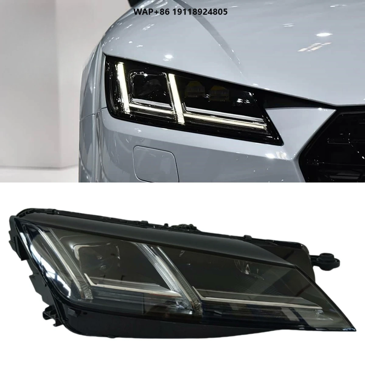 

For New TT LED Headlight 2015-2019 TT TTS TTRS Left and Right Original Matrix Headlights LED Daytime Running Lights
