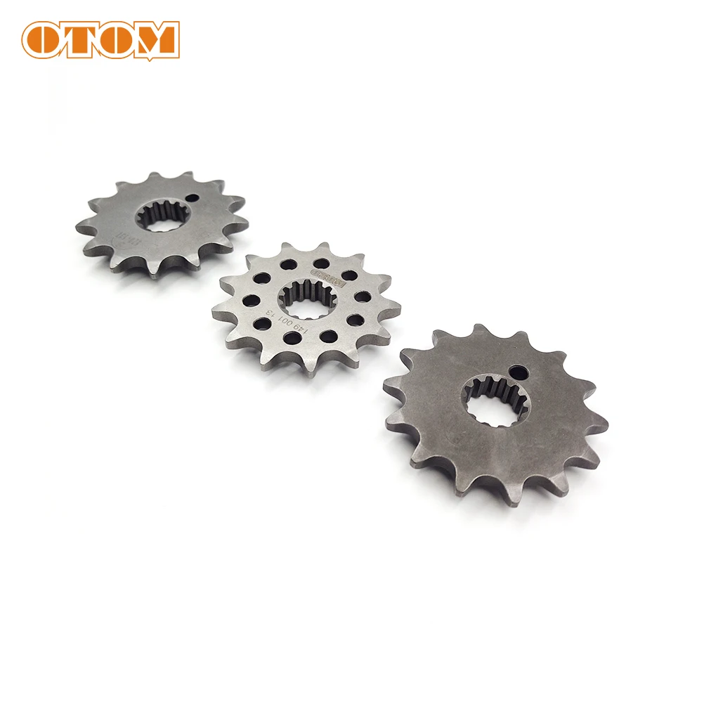 OTOM Motorcycle Front Chain Sprocket 520 Chain 13T 14T Chainwheel For ZONGSHEN NC250 NC 250CC Xmotos KAYO T4 T6 K6 RX3 BSE Bikes