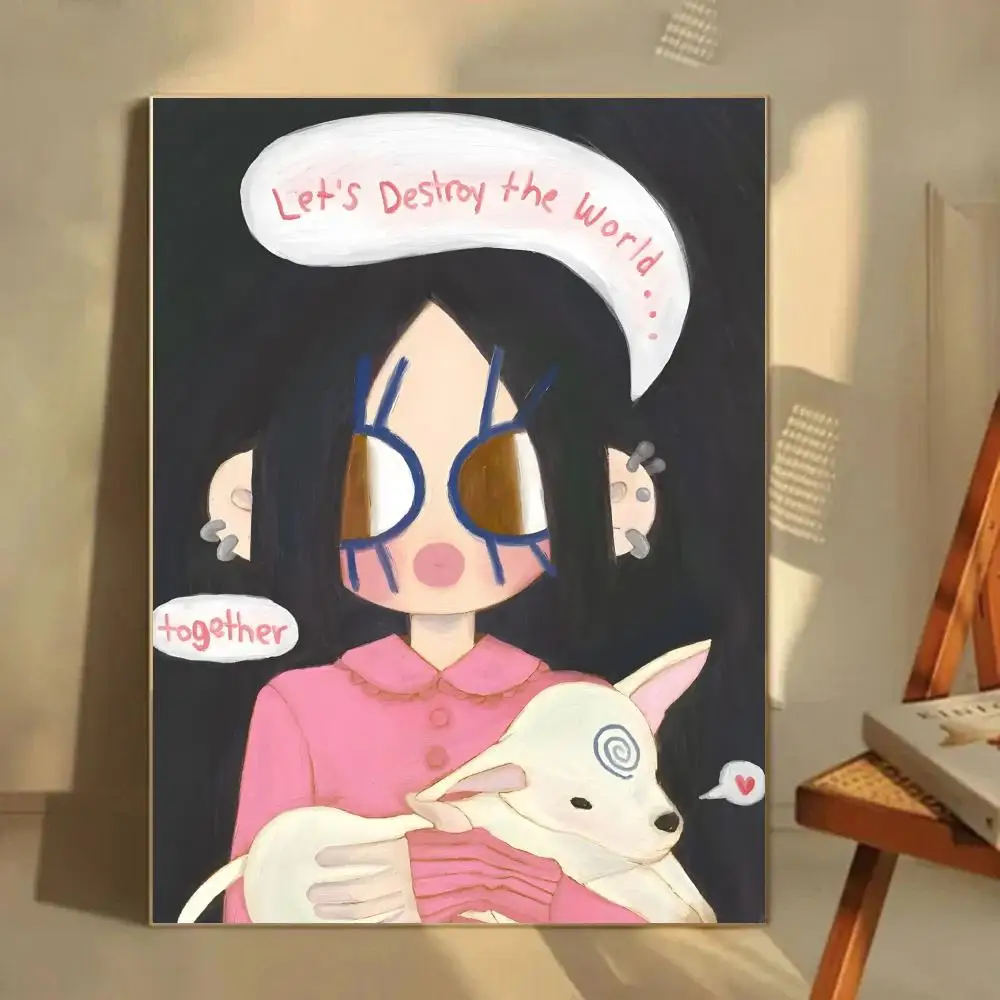 Rahmenloses Kunstposter im Millennial-Stil mit der Aufschrift „More than just hot chicks“, HD-Wandaufkleber, Bar, Wohnzimmer, Dekoration, Geschenk – Detail 10
