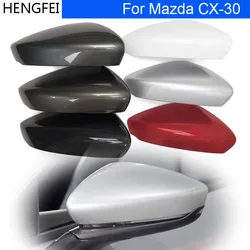 Accessories For Car Mazda CX-30 Model 2020-2022 Rearview Mirror Cover Case Shell Lid