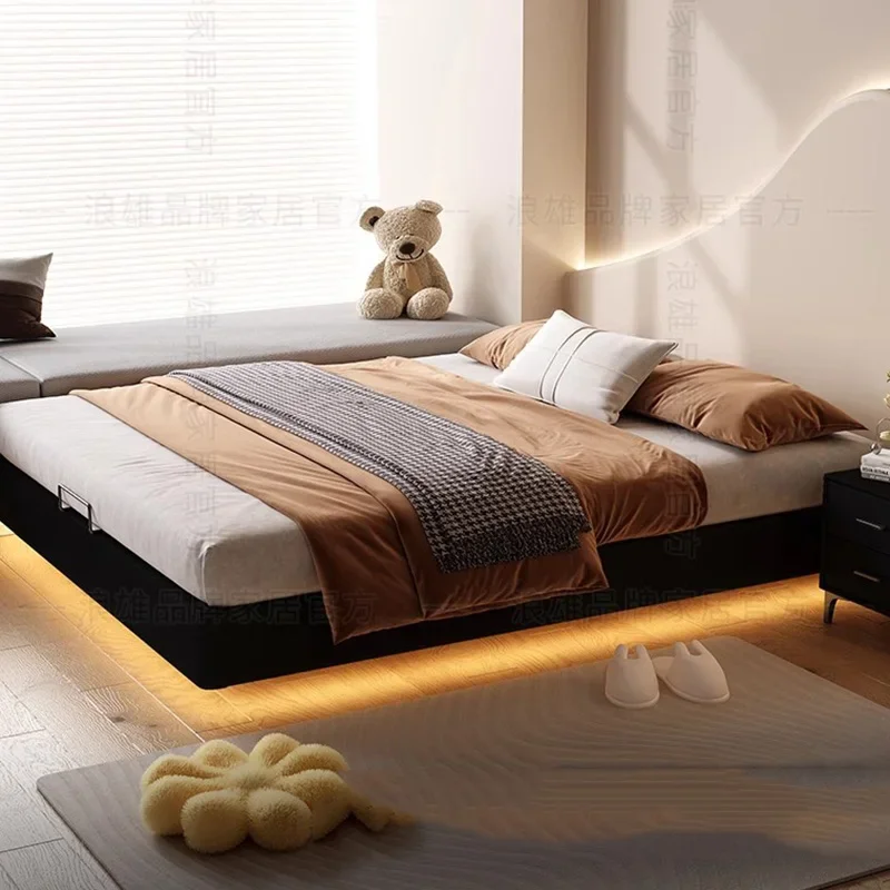 Bed Super Single Frame Living Room Full Size Bed Frame Modern Luxury Estructura De Cama Bedroom Furniture Bedside Excluded