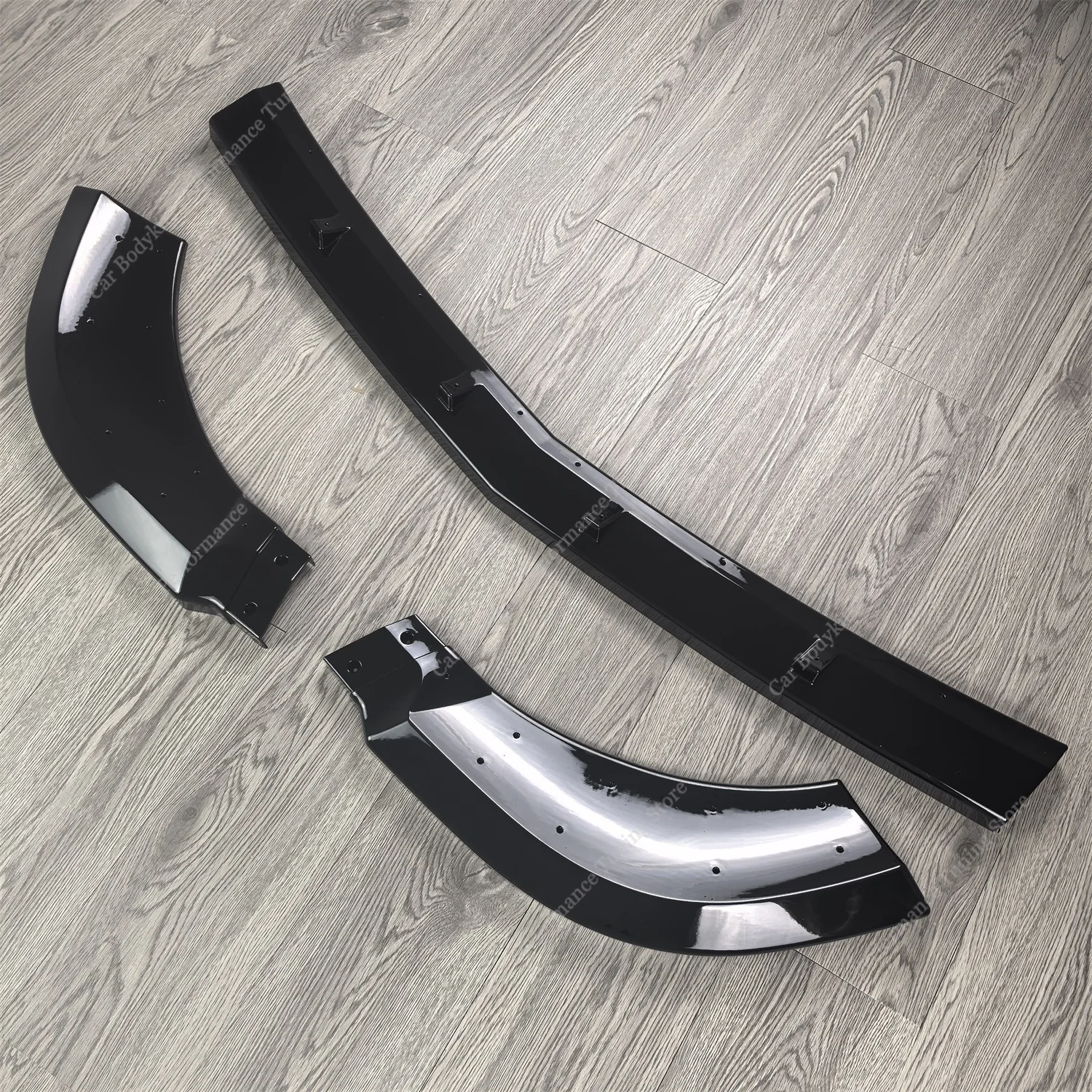 Front Splitter For Mercedes-Benz W204 C204 S204 C Coupe / Sedan / Estate AMG-Line 2011-2014 Facelift Spoiler Lip Diffuser view 6