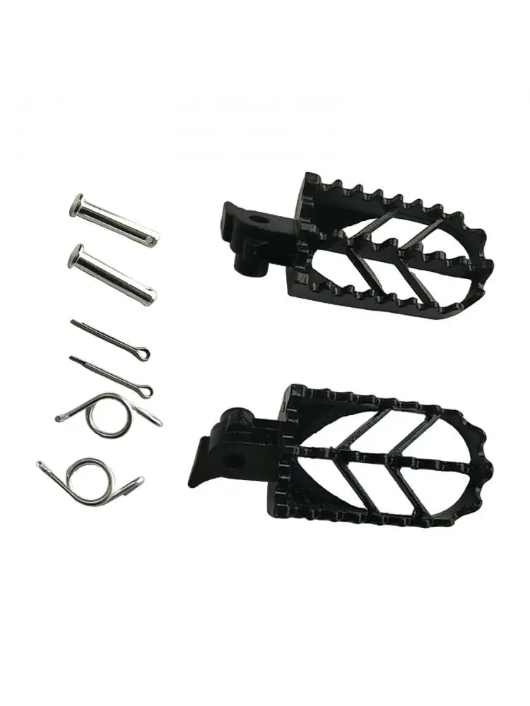 AliExpress NONE Durable Cast Steel Footrest Foot Pegs with Pins Springs for Dirt Bike Motocross for CRF100F KLX110 PW80 TW200