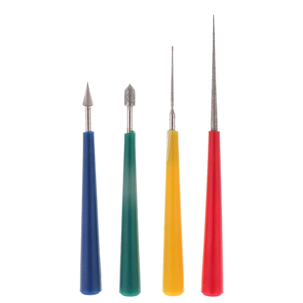 Diamond Needle File Set Multicolor Metal Hand Craft Tool Kit for Jewelry Carving Watch Repair