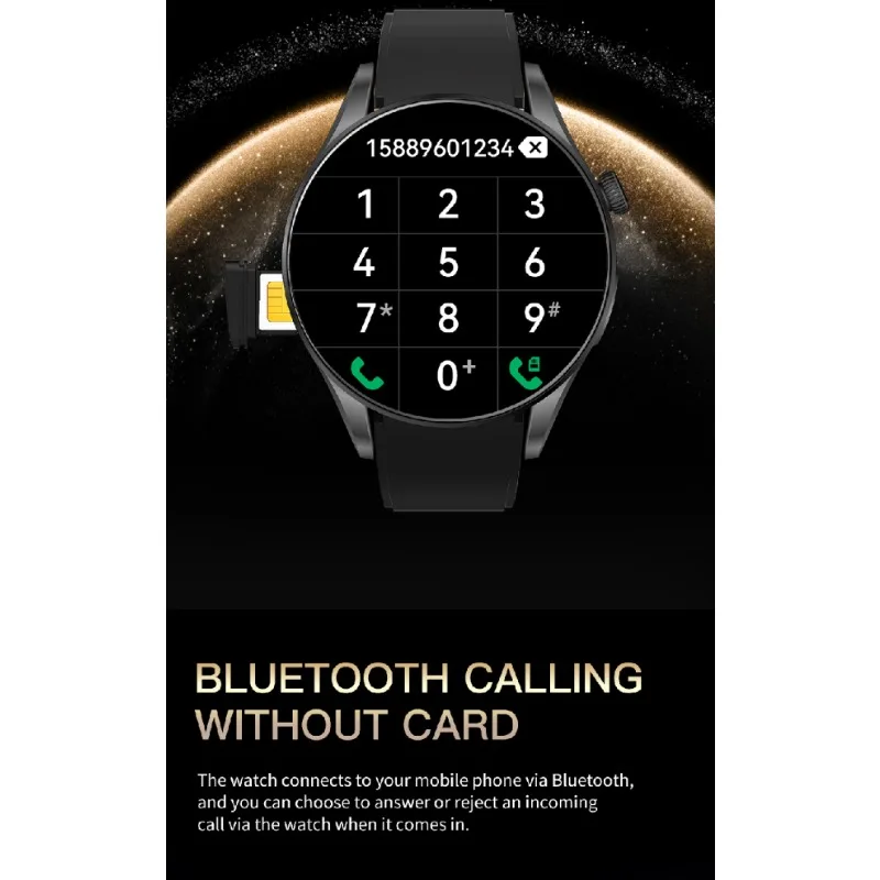 ساعة ذكية BW16 4G جديدة: نظام تشغيل Android |   شاشة 1.50 بوصة |   الوصول إلى جوجل بلاي |   فتحة بطاقة SIM |   عداد الخطى |   جهاز تعقب النوم