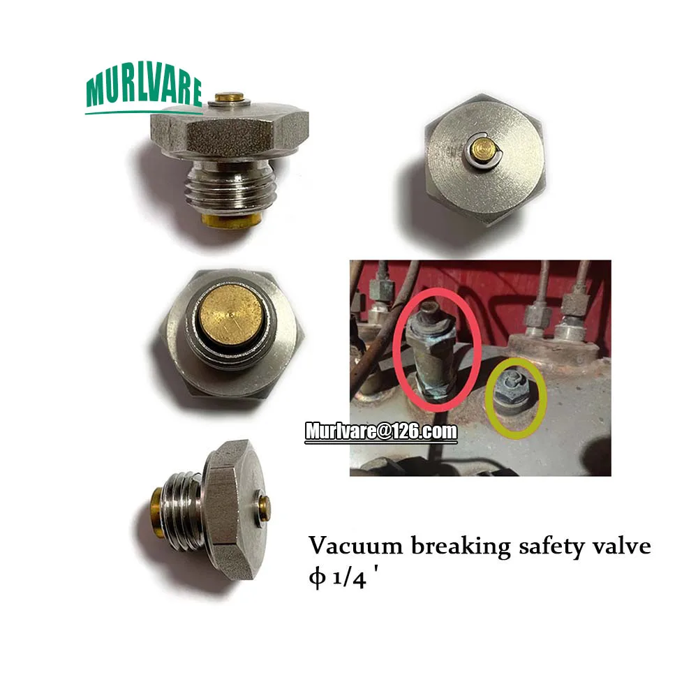 Coffee Machine Boiler Low Pressure High Pressure Protection Safety Valve Vacuum Destruction Safety Valve For Expobar Faema NUOVA