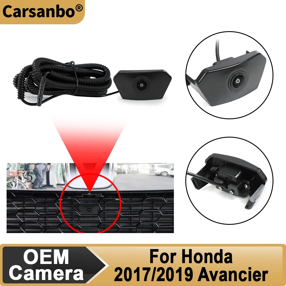 Carsanbo Car Front View Camera For Honda 2017 2019 Avancier  Waterproof  Fisheye 150° Vehicle Camera