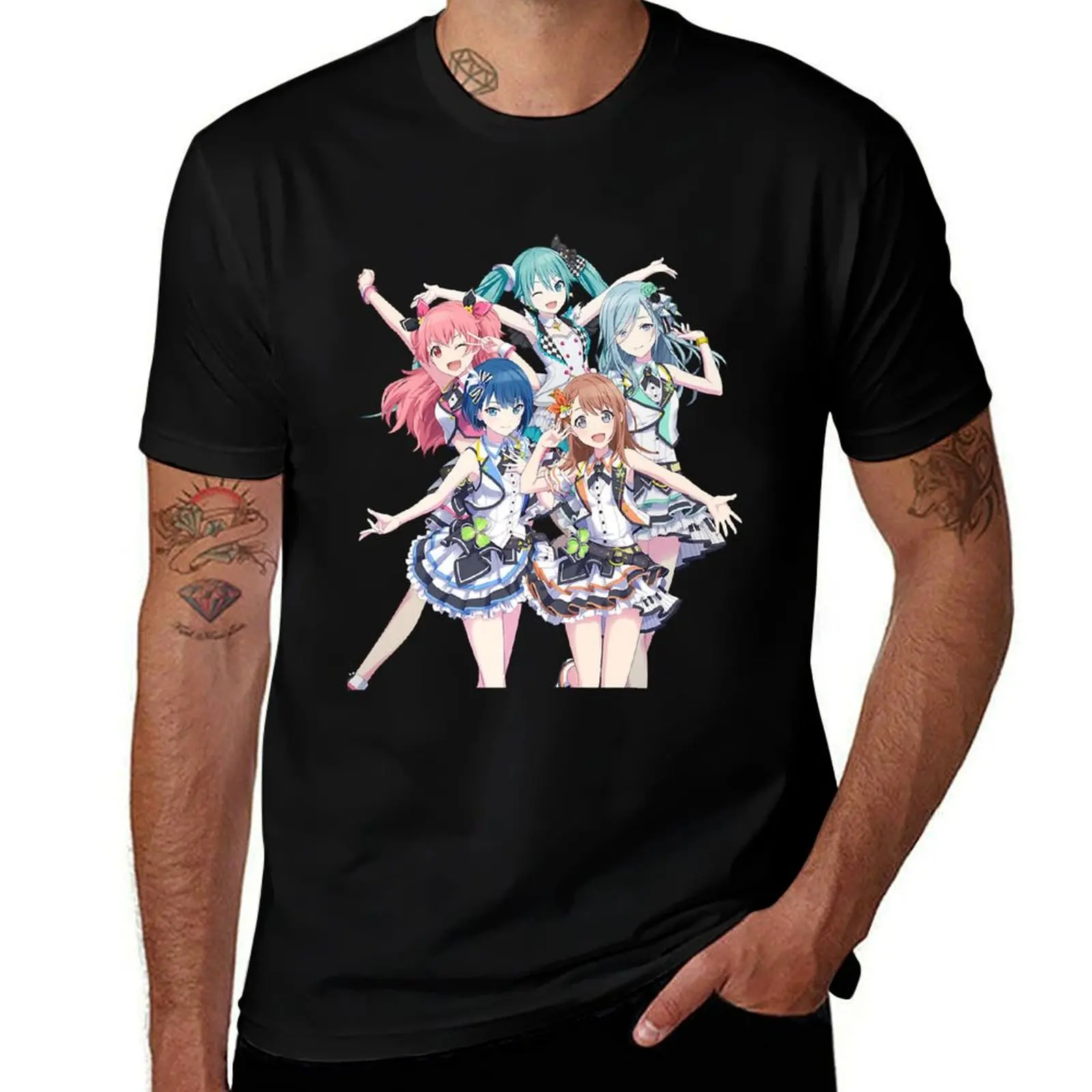 

Project Sekai Team Girl T-Shirt luxury t-shirt tees mens t shirt