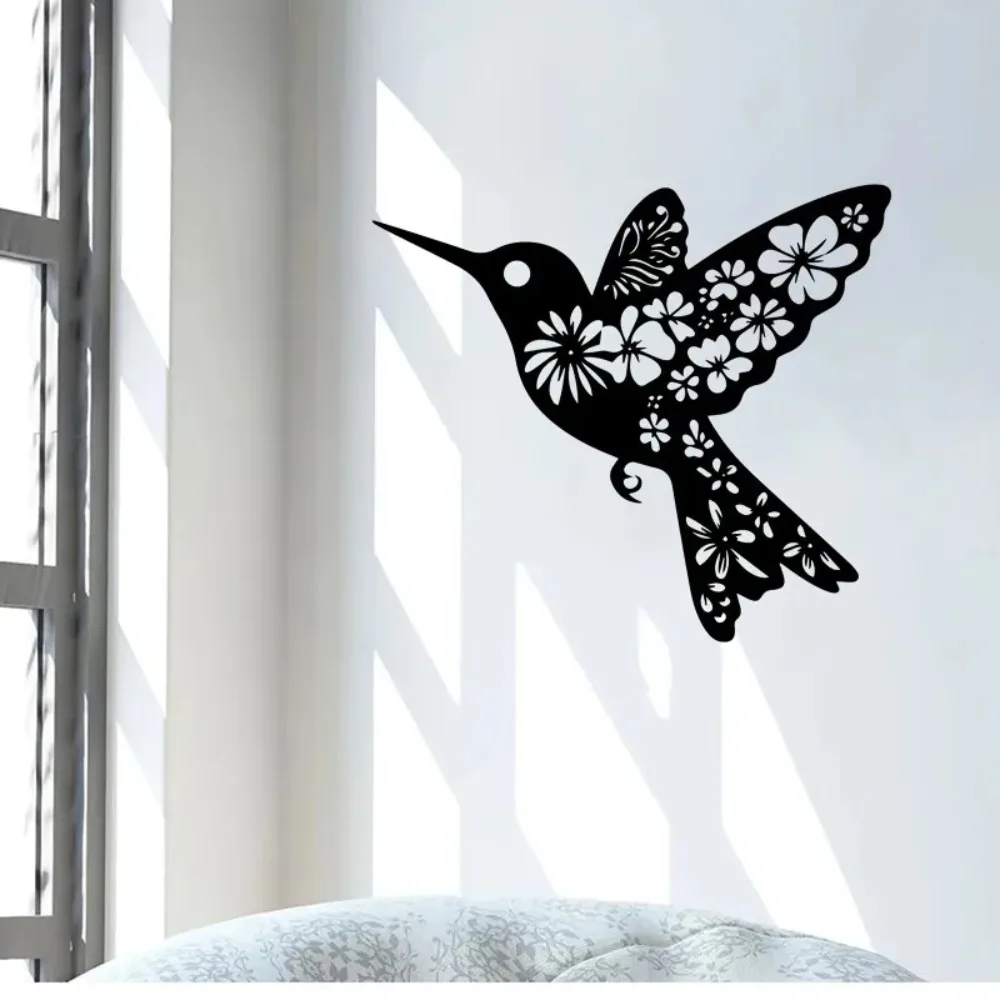Brand Hummingbird Metal Wall Art Rust-resistant Iron Mural Outdoor Home Decor Rustic Bird Sculpture