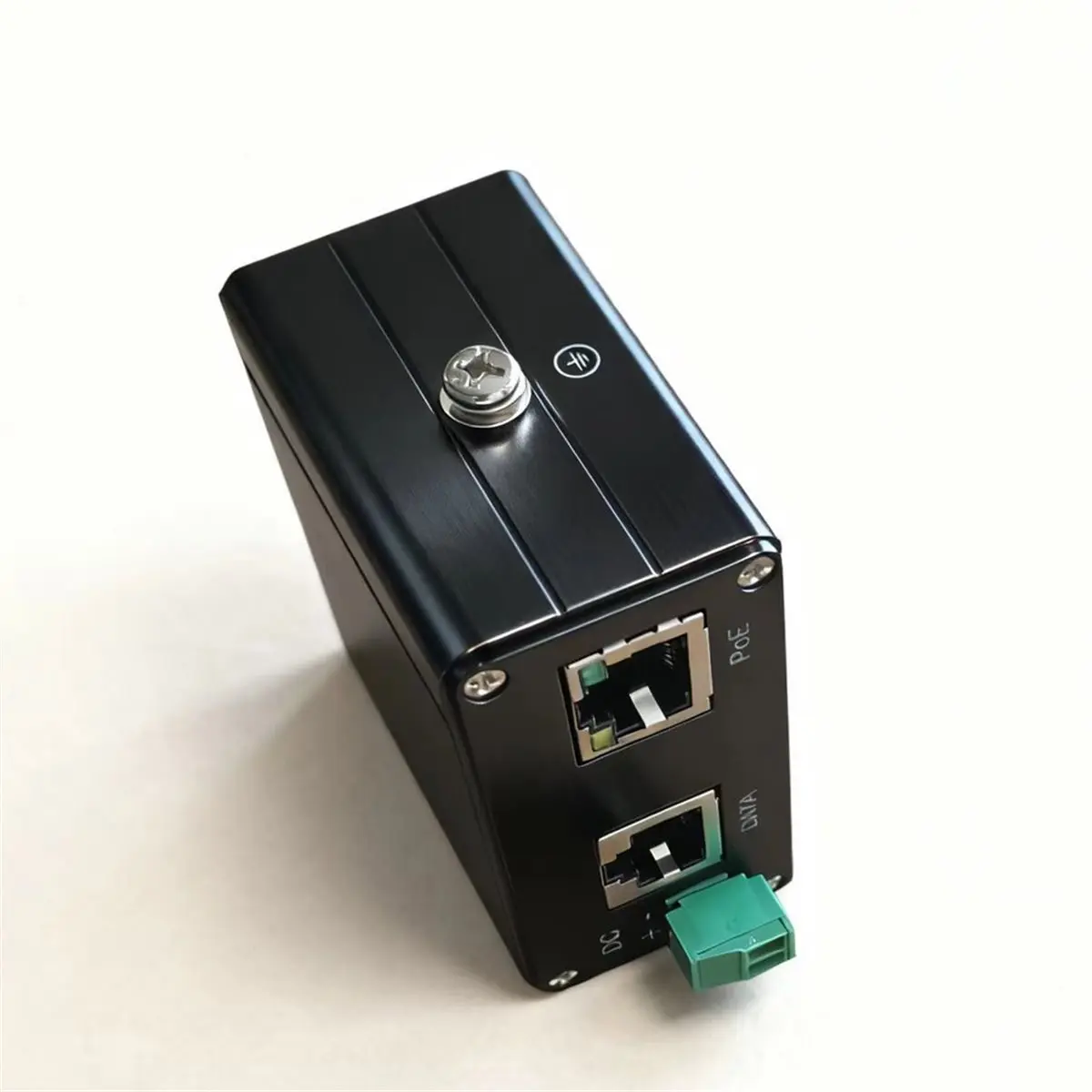 Inyector PoE directo de grado Industrial, 30W, 2,5G, 0,6a, 44-57V CC, entrada/salida, inyector POE pasivo Industrial