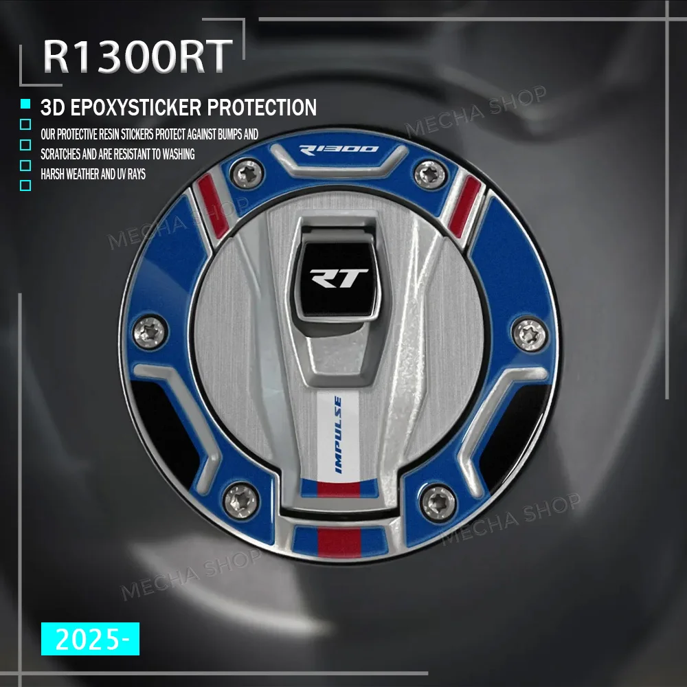 

Motorcycle 3D Epoxy Resin For R 1300 RT 2025 Fuel Tank Cap Sticker R1300RT 2026 Protective Accessories