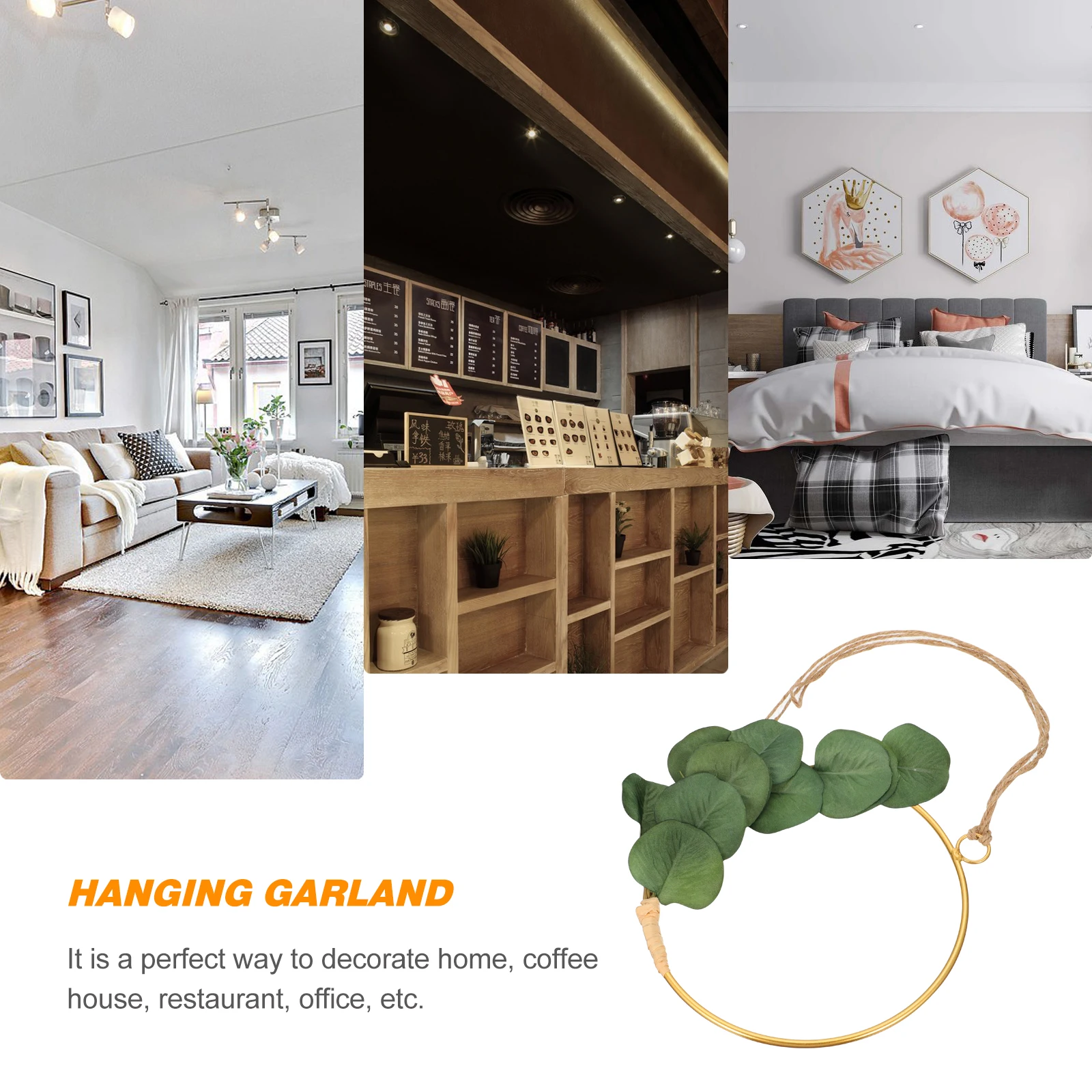 

Valentine'S Day Wedding Garland Iron Craft Wall Hanging Decoration Door Ornament Festive Party Home Decor Coffee House