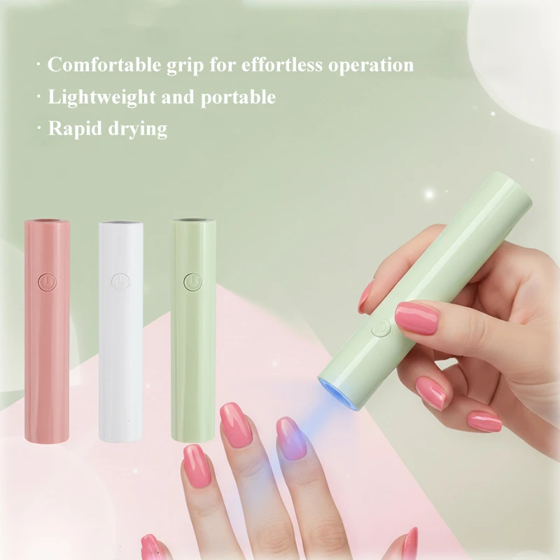 مصباح صغير محمول لتعزيز الأظافر، مصباح جل لطلاء الأظافر، كابل USB، آلة تجفيف الأظافر، مصباح LED صغير محمول بالأشعة فوق البنفسجية للأظافر