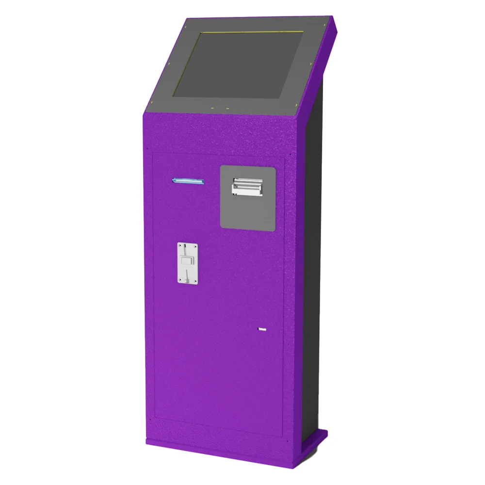 Indoor Self-Service Payment Terminal SDK High-Traffic Locations Payment Kiosks Barcode Reader 17-Inch Capacitive Touch Screen