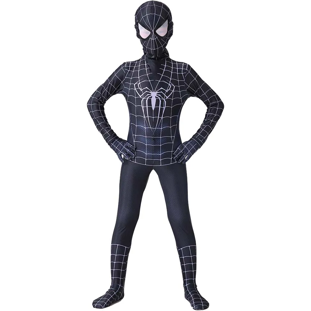 Spiderman Costume for Kids Zentai Suit Spider Man Into The Spider Verse Miles Morales Superhero Cosplay Bodysuit Adult Jumpsuits