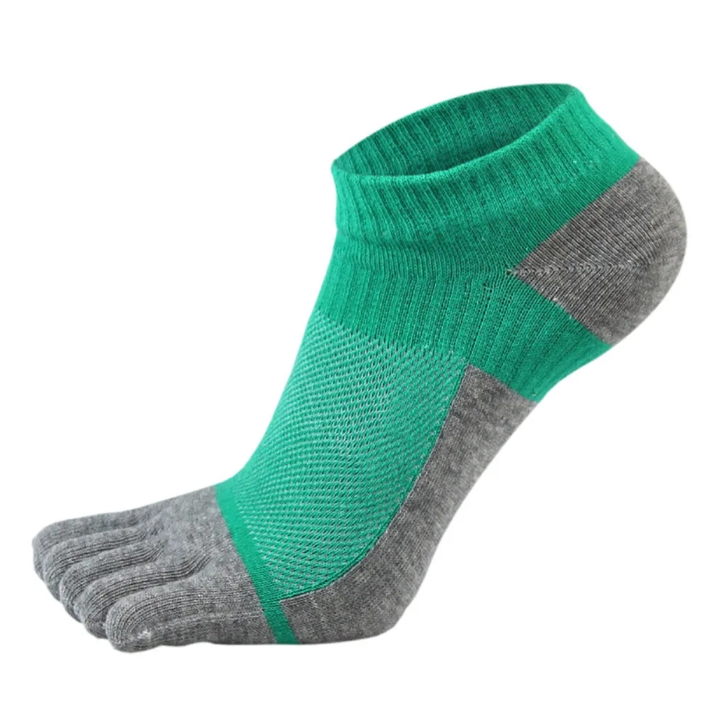 Colorful High-quality Sports Pure Cotton Shaping Socks Breathable No Show Ankle Socks Ankle Socks Men's Socks Five Finger Socks