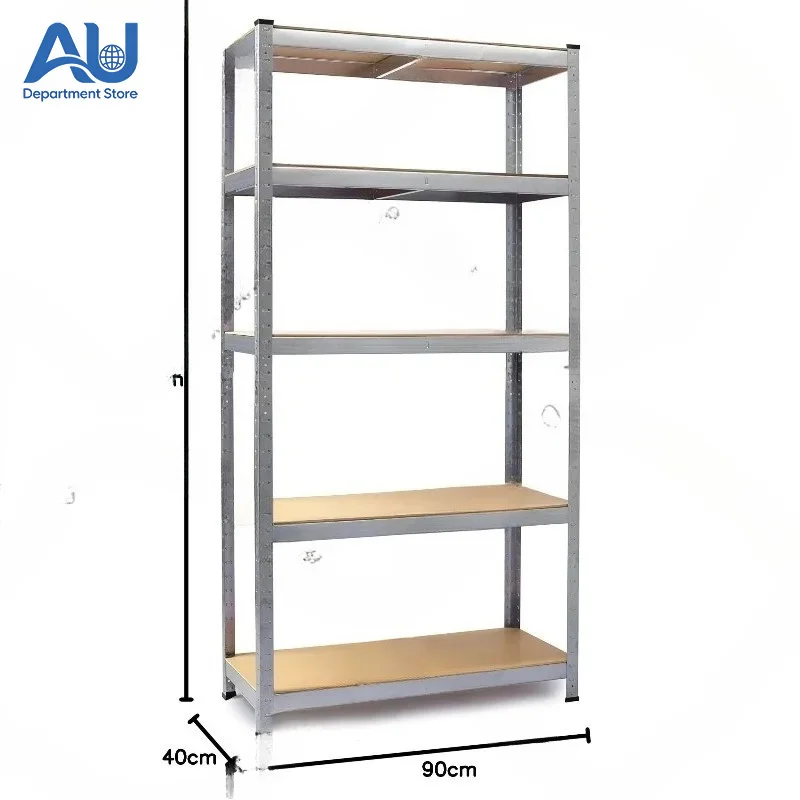 High Quality 5 Tier Shelf 180x90x40cm Rack Industrial Shelving for Warehouse