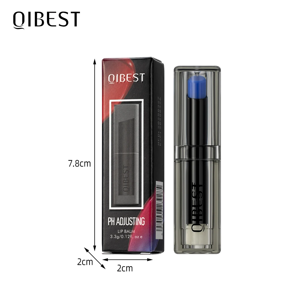 QIBEST Magic Color Changing Lip Stick Moisturizing Long Lasting PH Change Shift Colors Lip Balm Nourish Lip Stain Tint Makeup