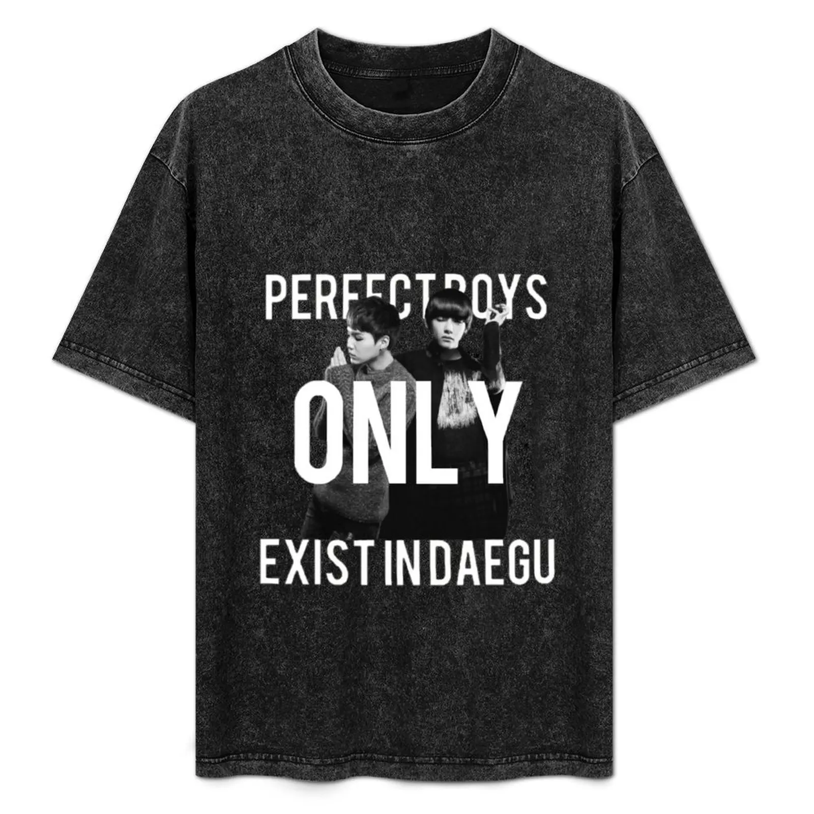 Los chicos perfectos solo existen en Daegu, camiseta con estampado de arte callejero
