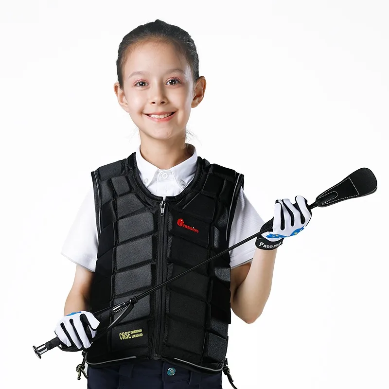 Chaleco de equitación para niños, Protección corporal para deportes al aire libre, protección segura para caballos