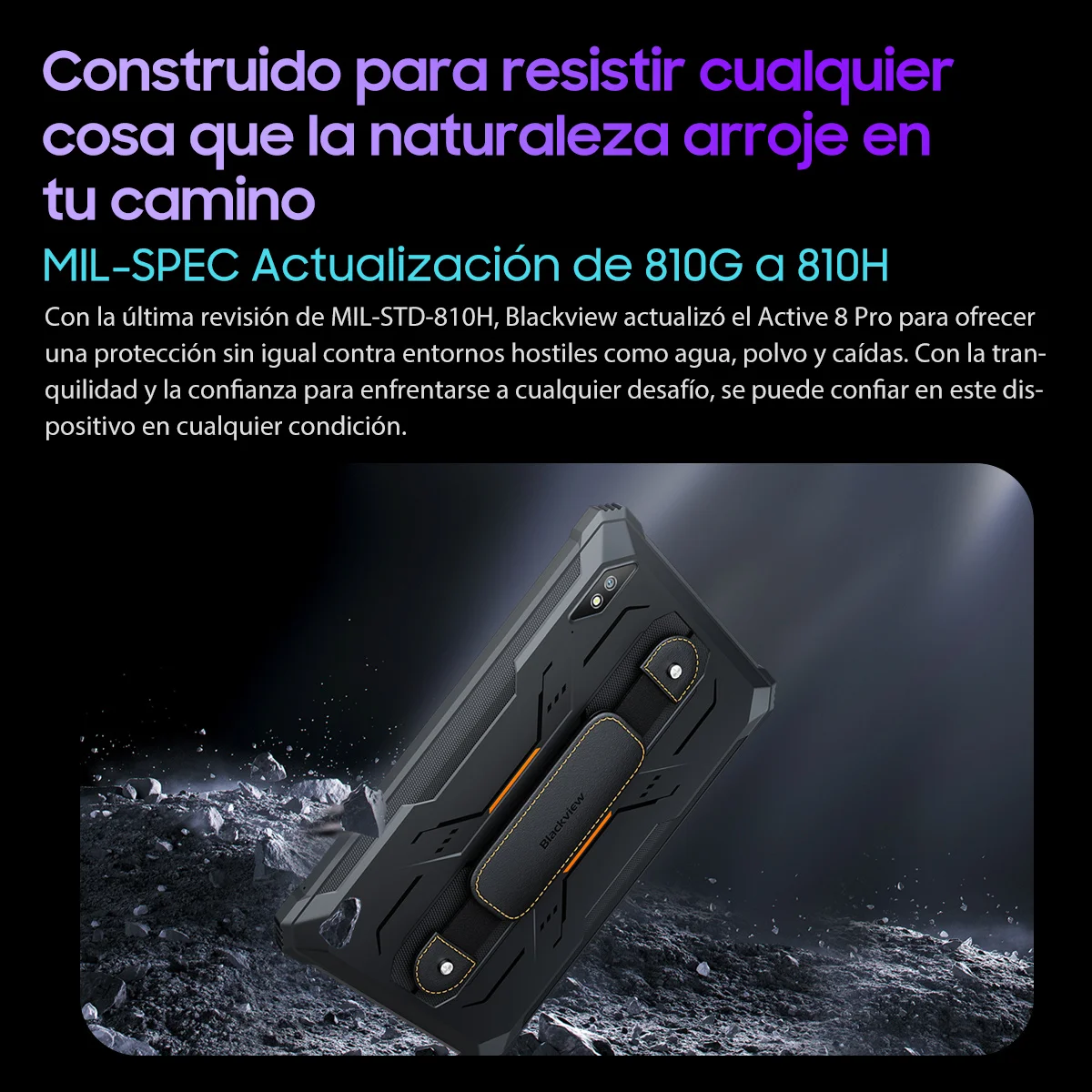 OSCAL Blackview Active 8 Pro Rugged Tablets, 10.36\