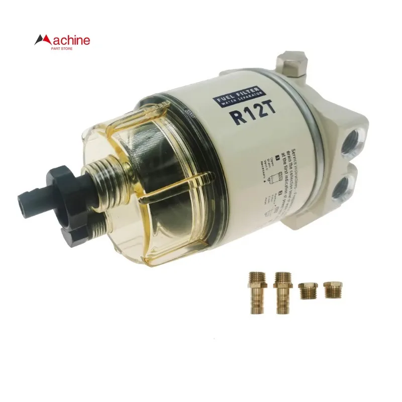 R12T Fuel Filter Water Separator Assembly For Marine Filter S3240 120AT NPT ZG1/4-19 Fit 3/8 Inch NPT Ou Diesel Auto Parts