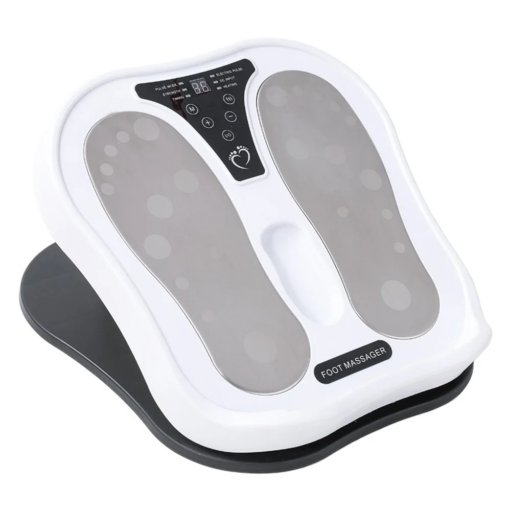 

Multifunctional Electric pulse rechargeable EMS electrotherapy warm Foot plantar massager