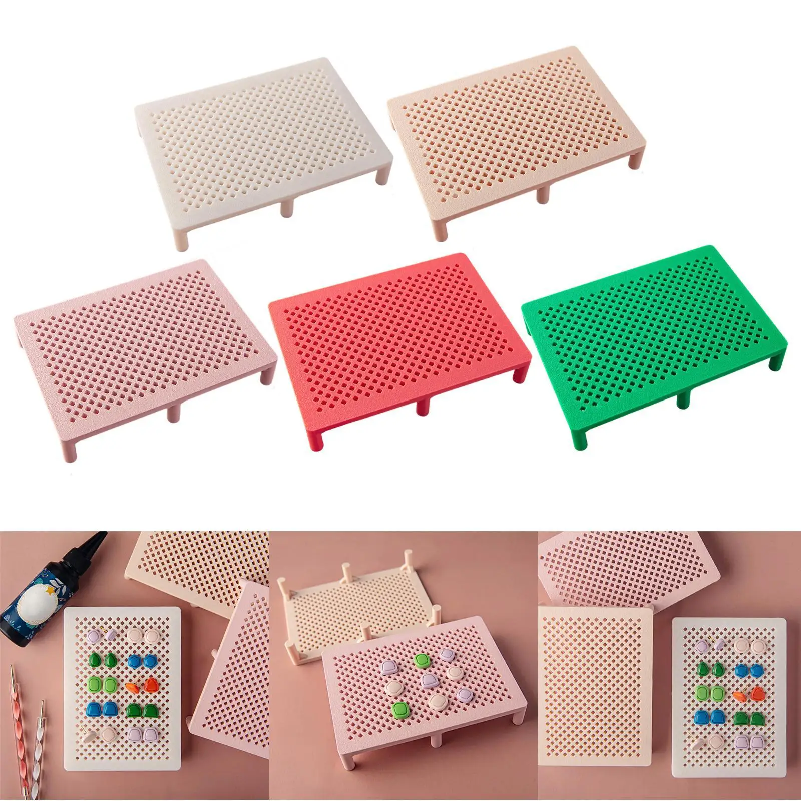 حامل القرط الأقراط رف الطين أداة القرط حامل صياغة المعونة أداة مستقرة لصنع المجوهرات طلاء الراتنج #4