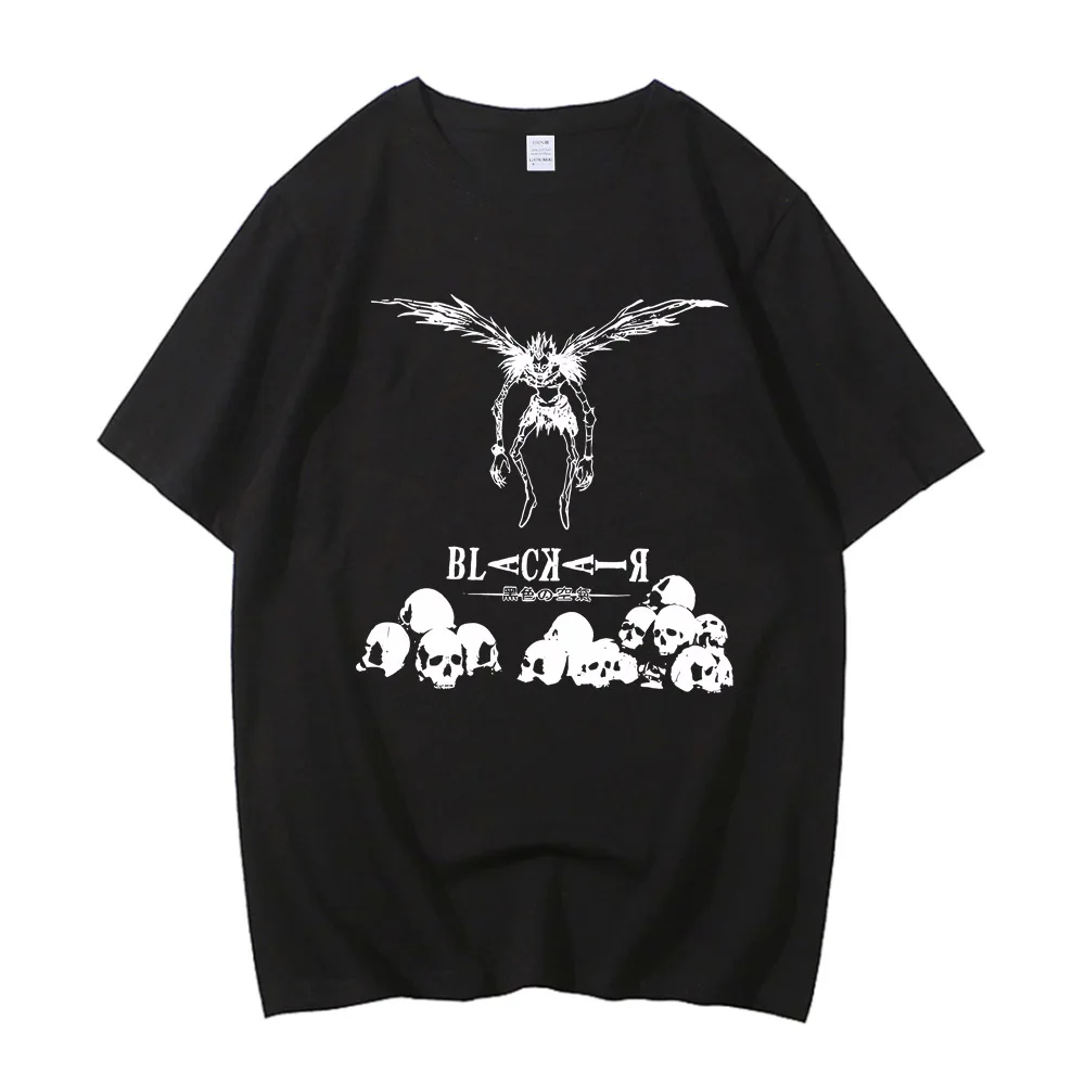 Harajuku Death Note T Shirts Anime Graphic Printing T Shirt High Quality Cotton Fashion Streetwear Unisex Top Tee Short Sleeve