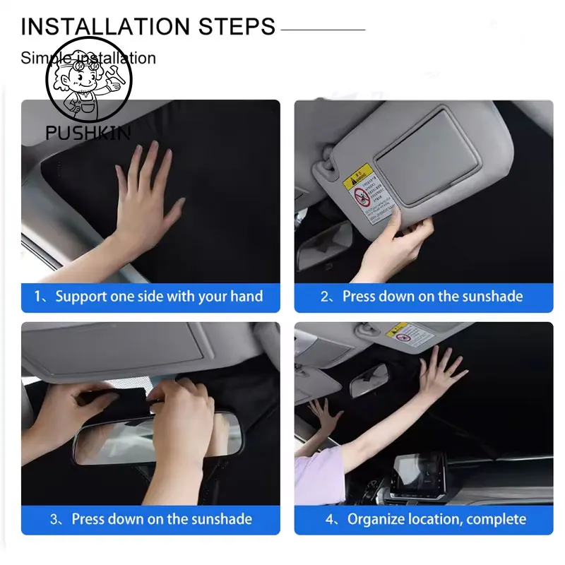 For Chery Tiggo 4 tiggo 4 PRO 2025 2026 2027 Car Windshield Sun Shade Visor UV Protection Shield