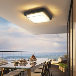 Outdoor Porch Light for Garden Courtyard Aisle Balcony Waterproof LED Wall Lamp 12/18W Modern Style Home Decor Lighting