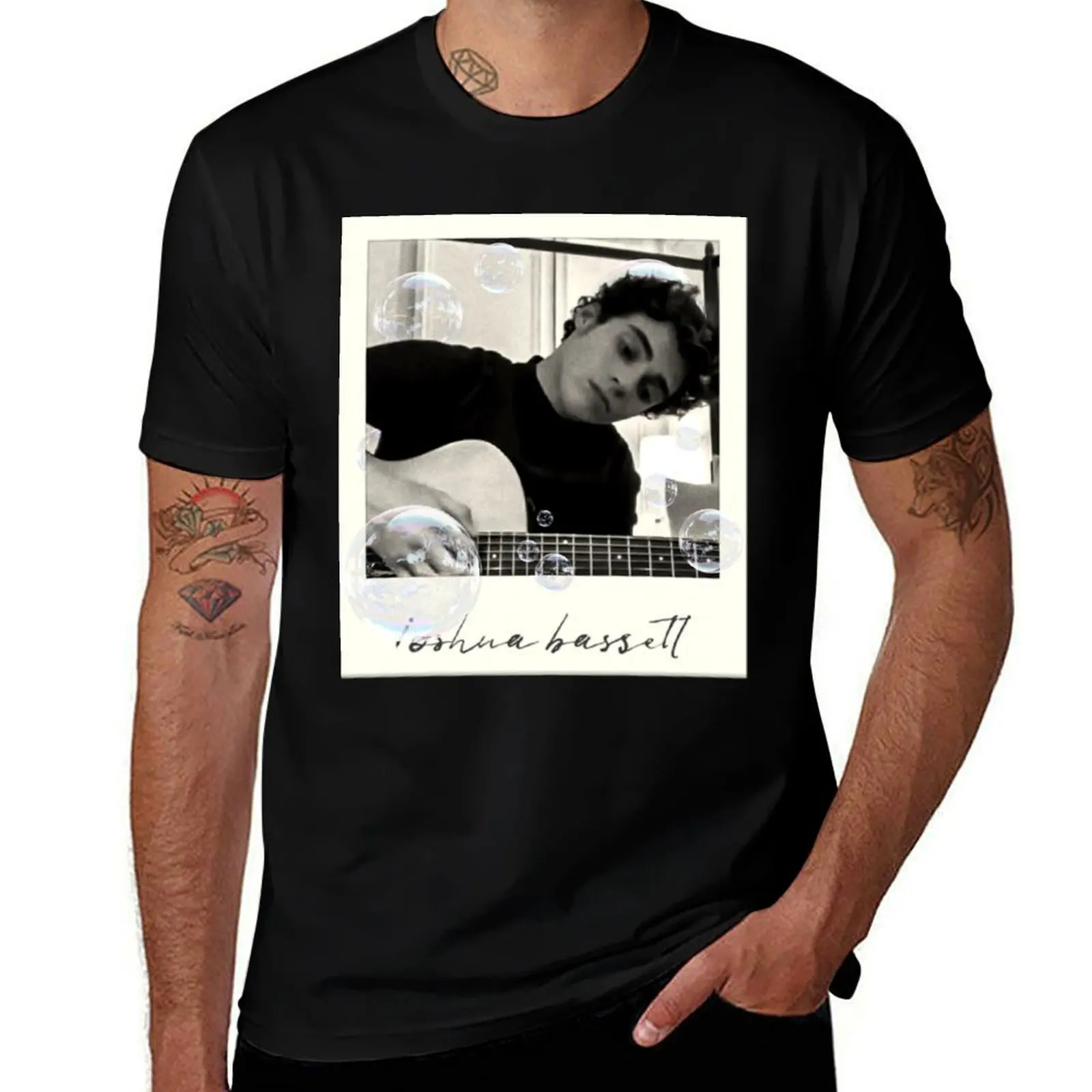 

joshua bassett T-Shirt Active Wear Sports T-Shirt for Men