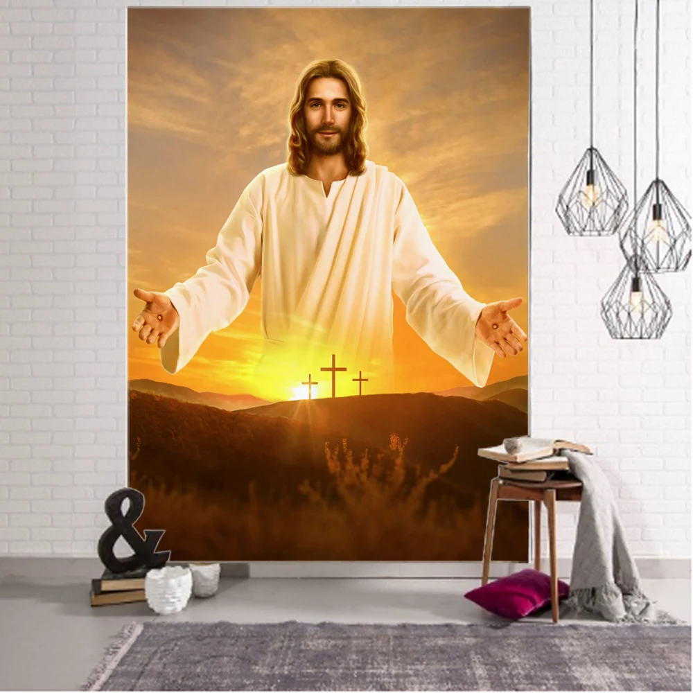 God jesus background decorative tapestry mandala decorative tapestry boho hippie wall decoration tapestry home decor tapestry