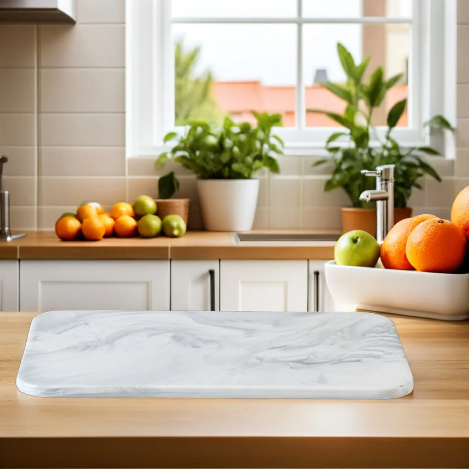 Marbling Cutting Board Premium Marble Pattern Ceramic Chopping Board Kitchen Supply Multi Function Meat Fruit Sushi Bread