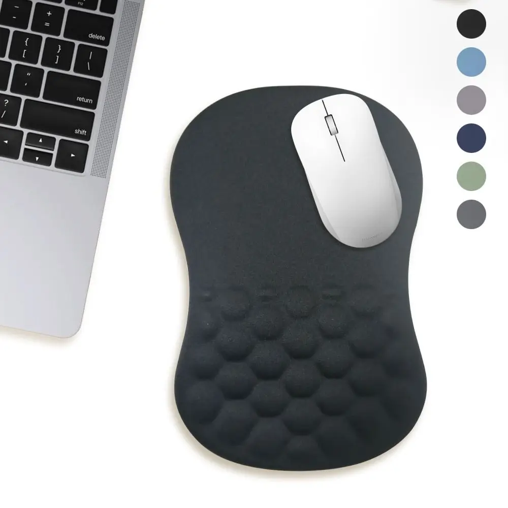 Memory Foam Ergonomic Mouse Pad Massage Bumps Non Slip Base Mouse Pad Wrist Rest Large Size Wrist Rest Laptop Mouse Pad