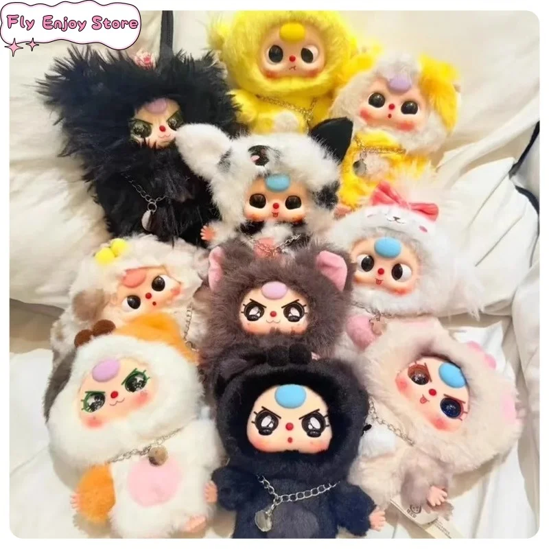 

Новые оригинальные детские три кота и собаки, слепая коробка, эмоциональные успокаивающие куклы, фигурки и украшения, подарок на день рождения для девочки