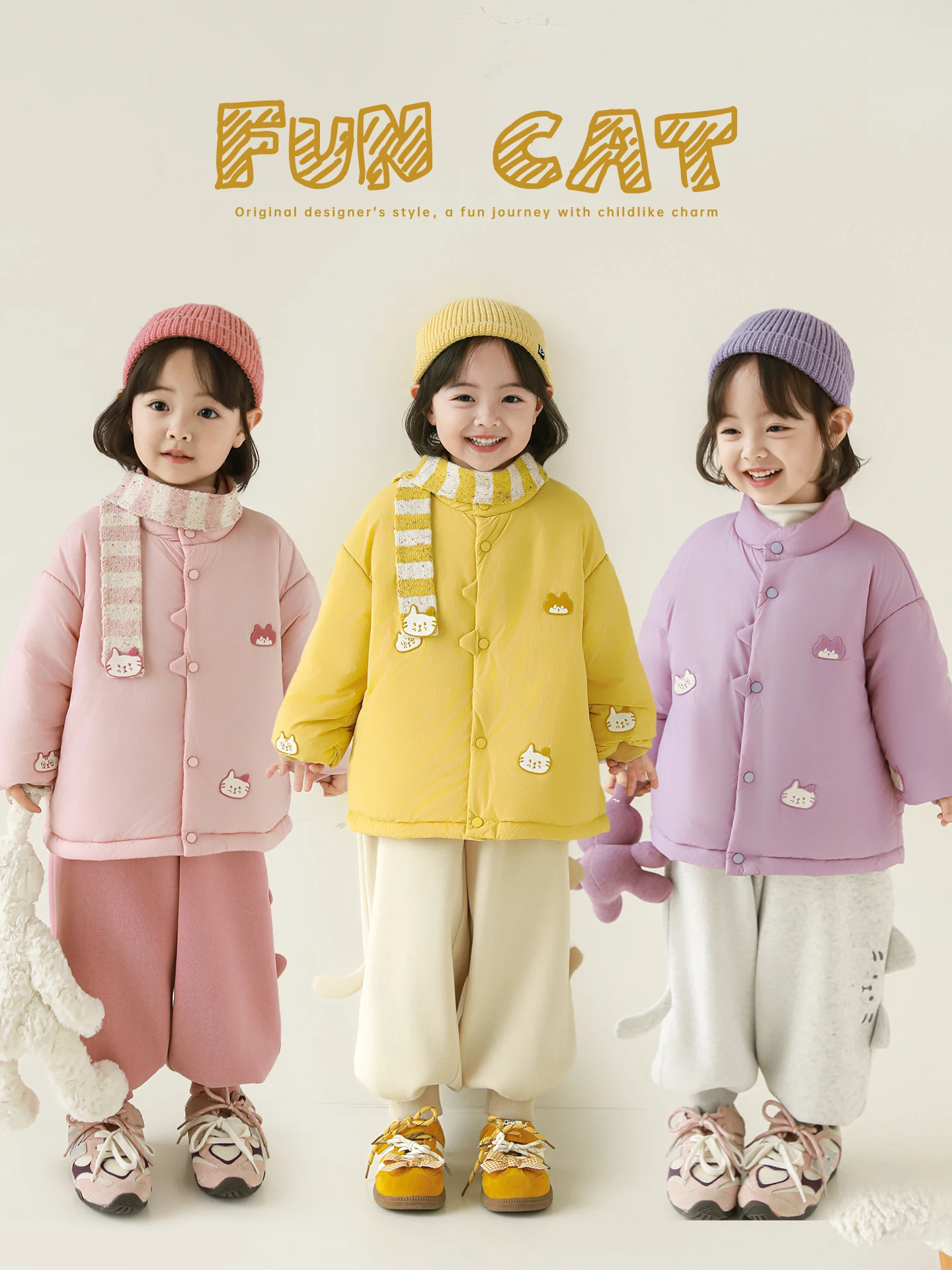 

Зимние спортивные штаны для девочек, 2025 г., термобелье с манжетами на флисовой подкладке, свободные повседневные повседневные брюки для игр, От 1 до 7 лет