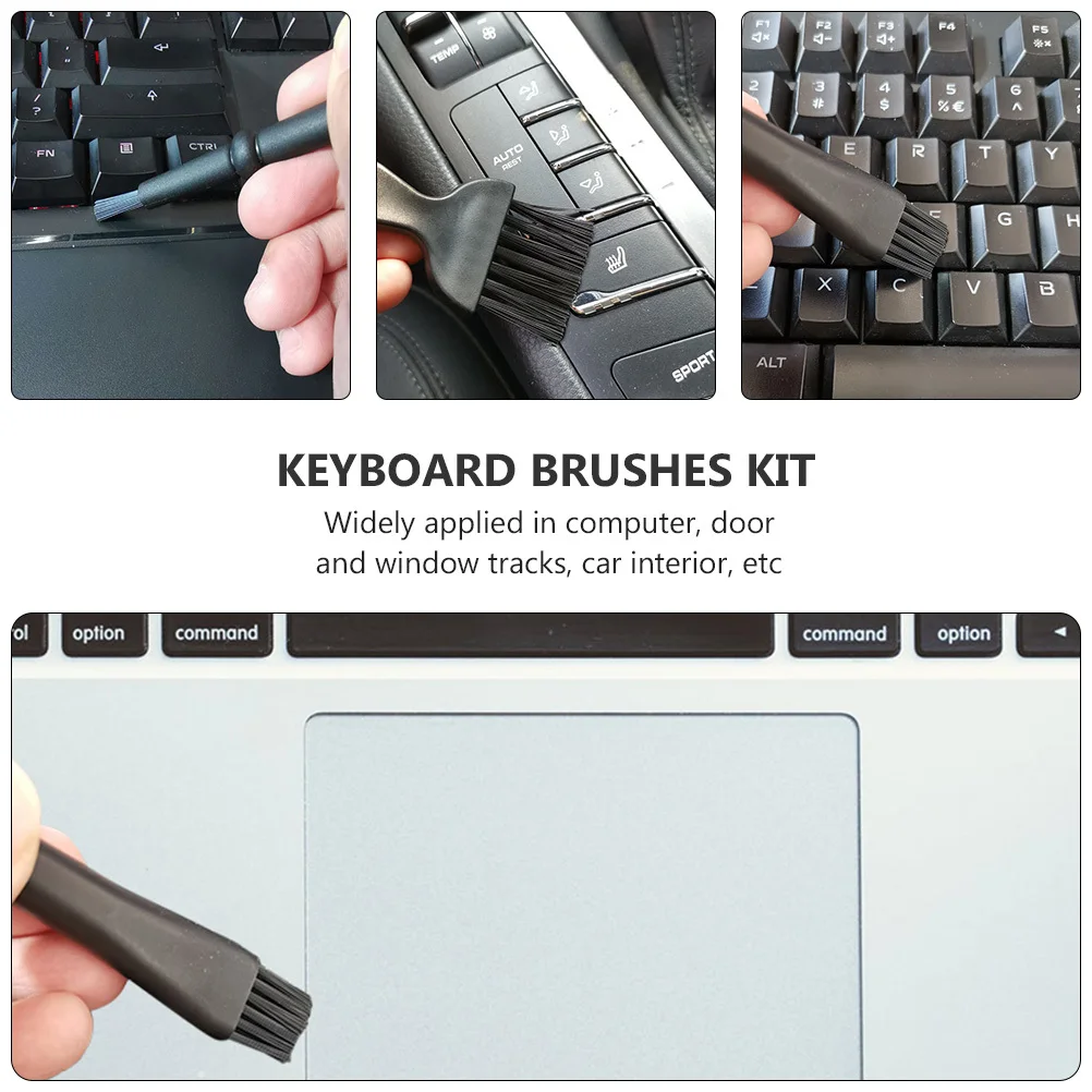 

1Set Anti Static Keyboard Cleaner Set Durable Practical Portable Computer Car Interior Cleaning Tools Keyboard Kit