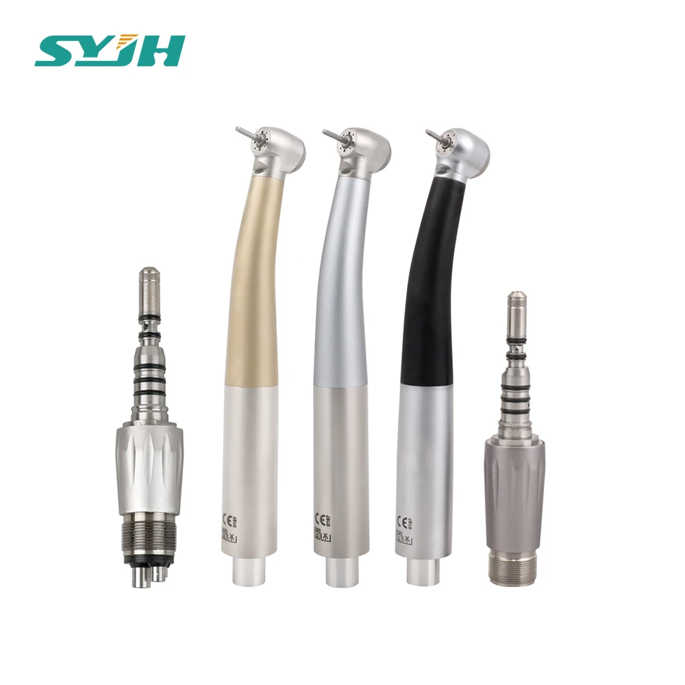 Dental Fiber Optic Handpiece Torque Head Air Turbine Ceramic Bearing Compatible With GK Connectors Dentistry Instrument Tools