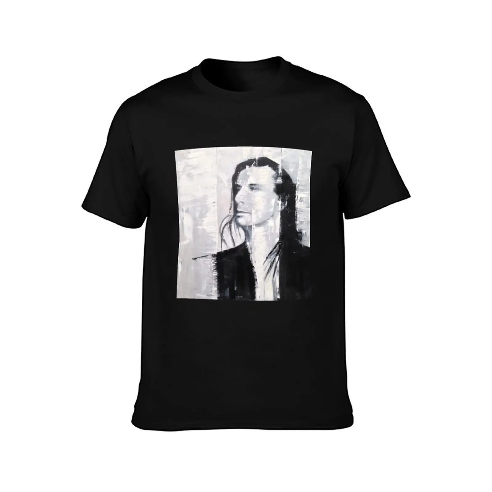 Steve Perry, Journey painting by William Wright T-Shirt Long Lasting Casual T-Shirt
